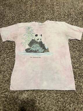 Vintage 80s The National Zoo Panda Single Stitch T-Shirt by Teena Houck